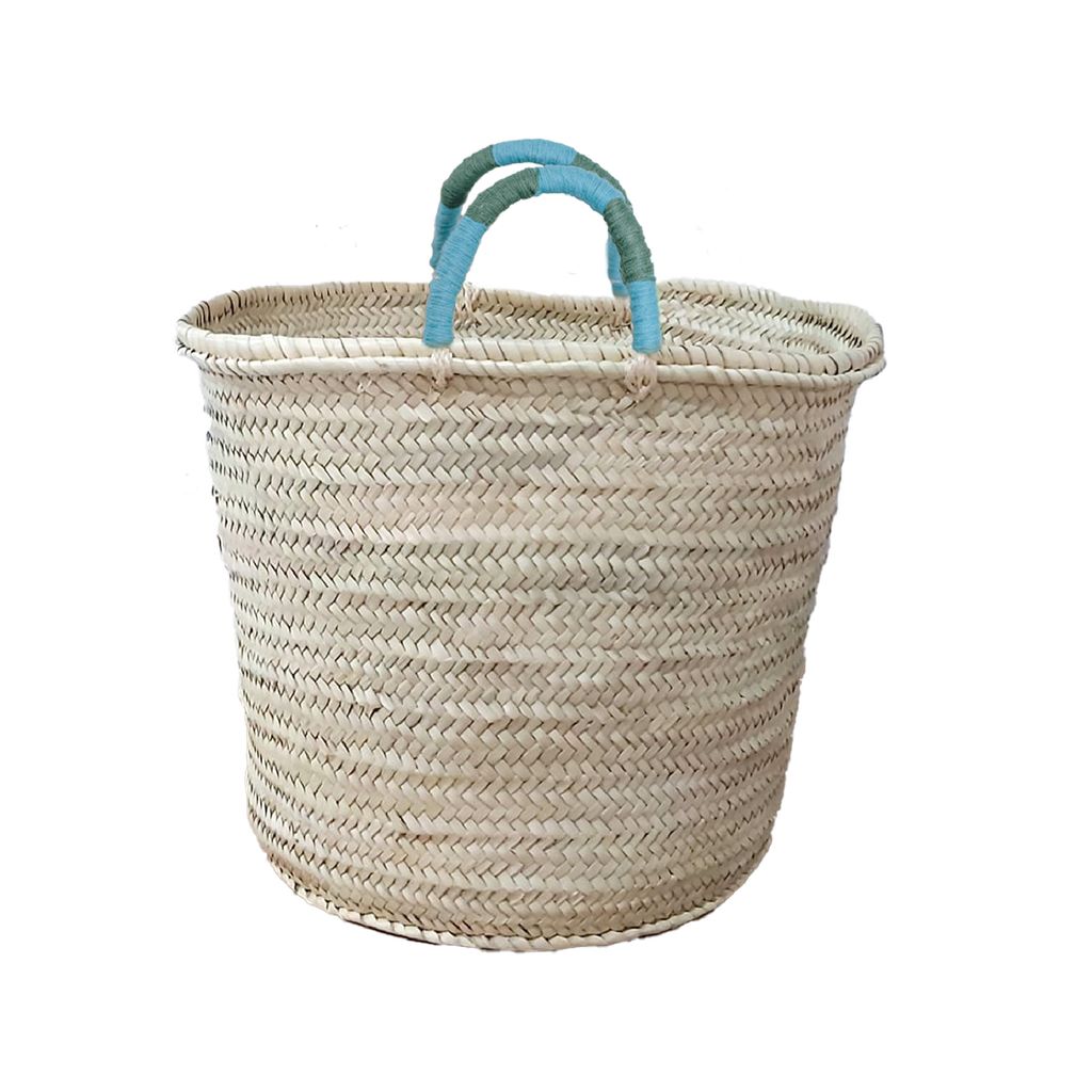 Aufbewahrungskorb groß/ grün – kikadu. truly organic