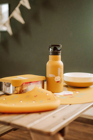 Trinkflasche Hase Mustard – kikadu. truly organic