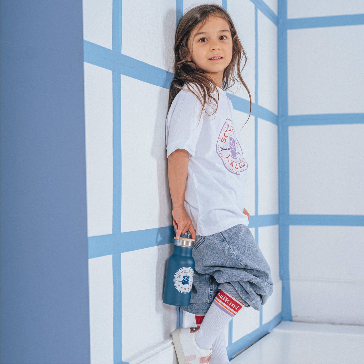 T-Shirt Schulkind Lavendel 116/128