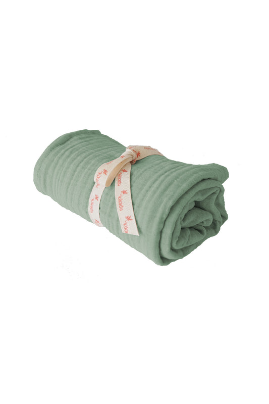 Kleines Tuch Musselin Olive